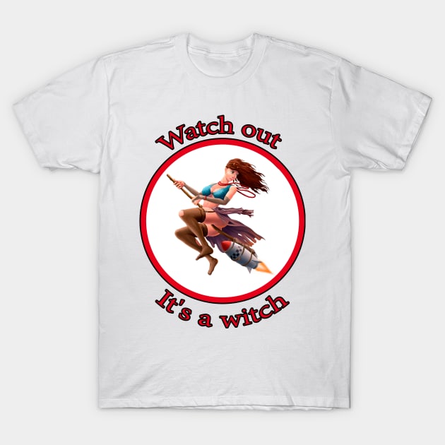 Witch T-Shirt by Ramiros